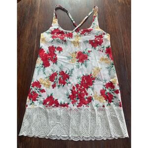 Victoria’s Secret Gold Label floral cherub slip dress